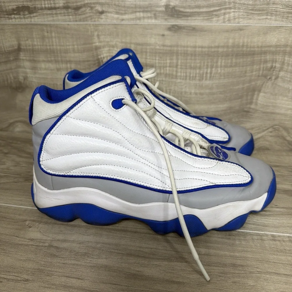 Jordan Pro Strong Hyper Royal shoes size 6.5y white athletic DC7911-104 sneakers